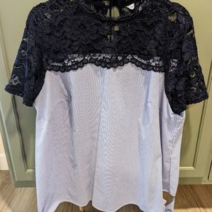 French Blue Blouse